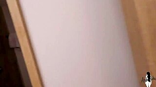 Colombian Ebony Worships Big Cock in Quickie POV