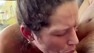 Big Booty Hooker Rides Customer Reverse Cowgirl Then Swallows Cum