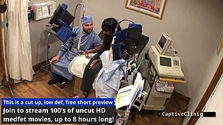 eliza shields tickles and vibrates shaved pussy backstage