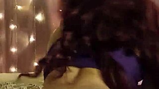 Young girl full of energy enjoys alone time