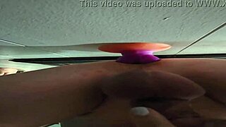 wife making hubby fuck her dildos.