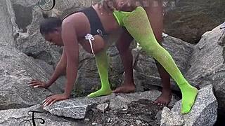 seduced tourist guard fucked