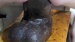 I feel huge dildos stretching me out intensely and deeply