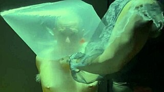 Dominatrix Mistress April Conducts Secret Interrogation in Military Camp