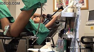 eliza shields tickles and vibrates shaved pussy backstage