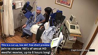 eliza shields tickles and vibrates shaved pussy backstage