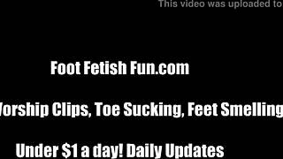 Lick our feet clean, you little 18+ bitch, while we suck toes and jerk off