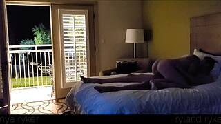 hot young girl in motel room