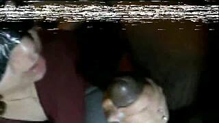 Latina MILF Sucks Stepdad's BBC in Retro Video