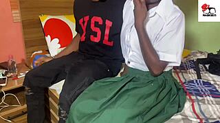 horny skinny students fuck anal after school. in the classroom.