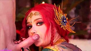 Triss Merigold in cosplay costume