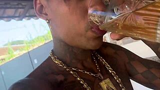 Intense beach house orgy erupts with job girls turning wild