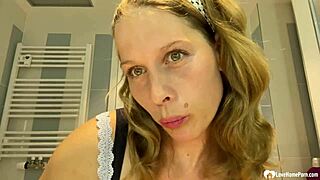 Mom Next Door Showing Off Her Tits