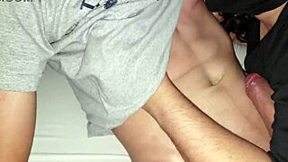 homemade husband sharing wife sucking two cocks, 18yo monster white cock in curious mmf karina and lucas