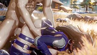 In This Intense Scene, Psylocke Gets Bent Over And Fucked Doggystyle With A Big Cock