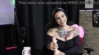 lexi mallet demonstrates blowjob and strips naked