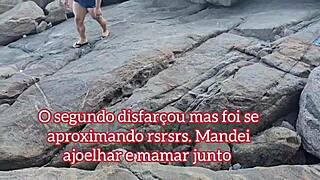 Meti a Pica em Dois na Praia!!