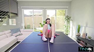 julia james loses pong game and gets her tight pussy filled