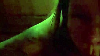 Does Monika Fox Tease With Pierced Nipples While Sucking Dick In Sauna