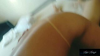 she sat twerked and got cum on face