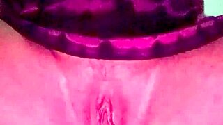 showing off that big pussy close up