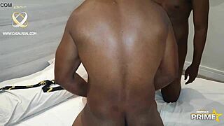 blonde bombshell fucks blacks, gets massive facial