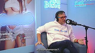 Latina Sex Addict Gigidamessco Wets Pussy with Fuckmachine on Podcast