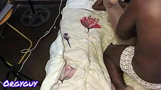 watch my lil tiny 18+ pussy swallow his giant cock