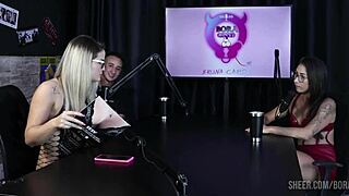 Best moments of Luciana Picchi in Bora Cast with Bruna Carlos - Part 1