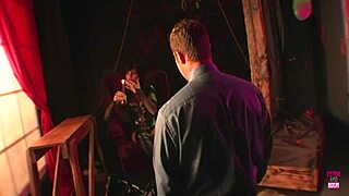 Foxy Vixen Ties Man and Makes Him Cum