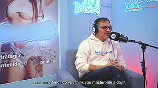 Latina Sex Addict Gigidamessco Wets Pussy with Fuckmachine on Podcast