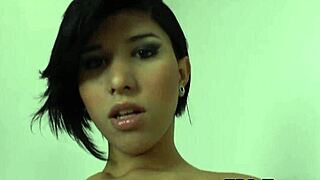 Busty Tranny Jessica Versace Masturbates Monster Cock