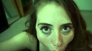 Playful Girl Sucks Dick With Cumshot Facial In Detailed Close-Up Scene