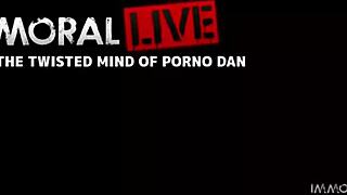 Porno Dan in threesome with ass licking doggystyle and big natural tits