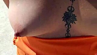 Mexican Whore Shows Tits And Ass On Public Beach