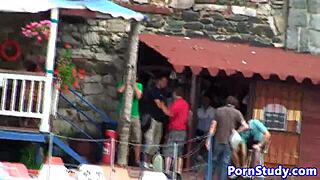 Public Nude Fetish Eurobabe Rides Waterbike