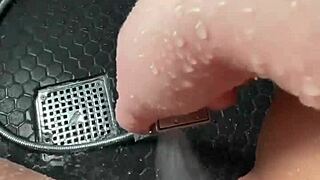 I watch my step sister nadia ali masturbate in the shower and squirt