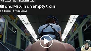 thicc ass jill rides mr x tight bald pussy claire gets fucked by mr x 2b cowgirl ride