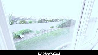 Liz Jordan, the Petite Gymnast Stepdaughter, Orgasms on Stepdad's Huge Cock!