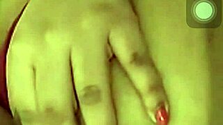 Indian girl intensely fingers herself on video call