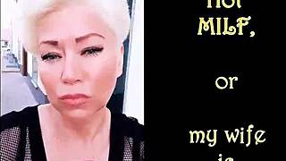 Mature married whore poses in photoshoot