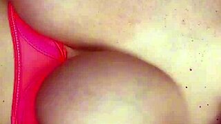 Intense Love For Boobs As She Fingers Her Big Natural Tits Passionately