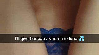 Cheating Cumslut Begs for Rough Creampie in Snapchat Fuck