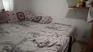 Stepmother Cleans Bedroom In Thong For Stepson