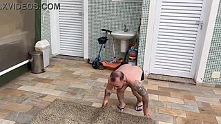 boss pays mini pool guy with her body instead of money