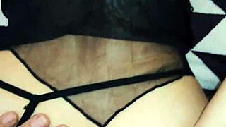 skinny milf with tight ass gets homemade pov anal fucking