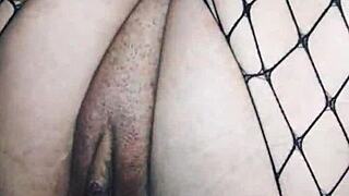 Milf wife tries sex with her husbands friend