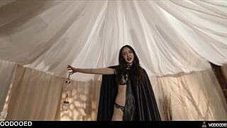 Witch Mistress Squirt Controlled By Voodoo Doll