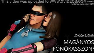 a lonely boss lady shares erotic audio materials in hungarian