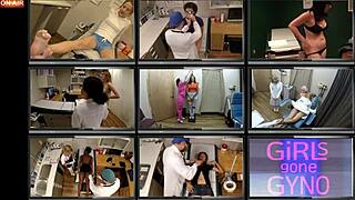 kendra lee has her yearly physical examination backstage with long hair